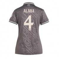 Camiseta Real Madrid David Alaba #4 Tercera Equipación Replica 2024-25 para mujer mangas cortas